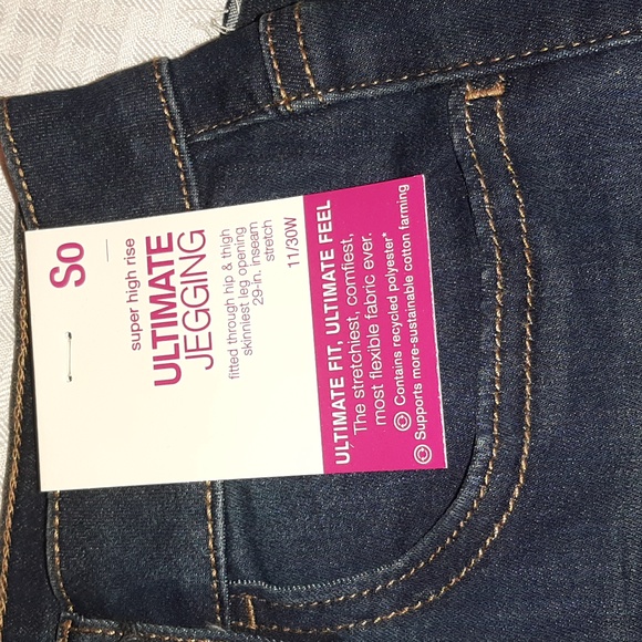SO super hi rise jegging 11/30W NWT - Picture 2 of 8